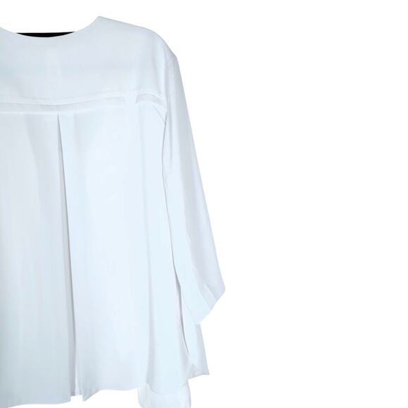 Chicos Womens Blazer 2 White Lightweight Vintage Jacket Clean Girl Classic Fit - Picture 8 of 13